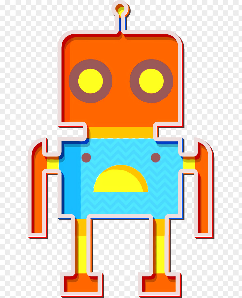 Kids Elements Icon Robot PNG