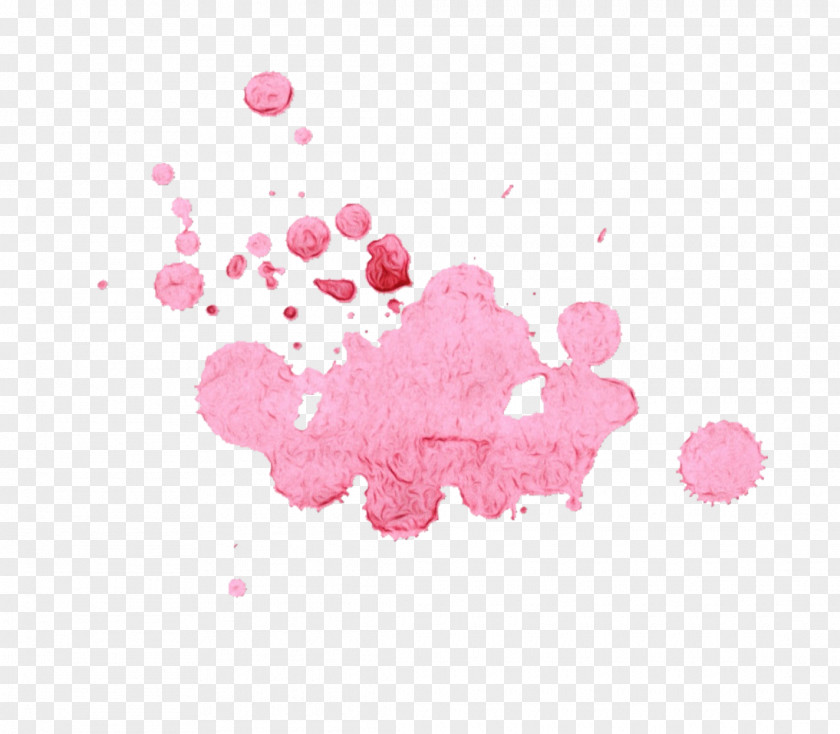 Magenta Pink Heart Cartoon PNG