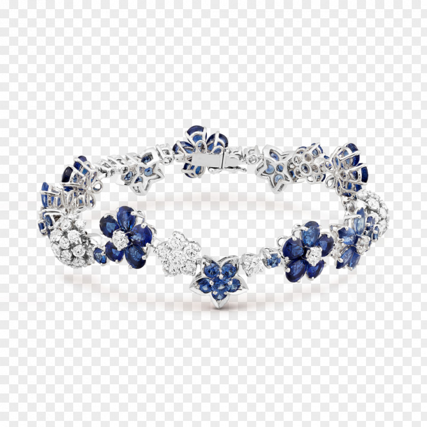 Poetic Charm Sapphire Van Cleef & Arpels Bracelet Jewellery Diamond PNG