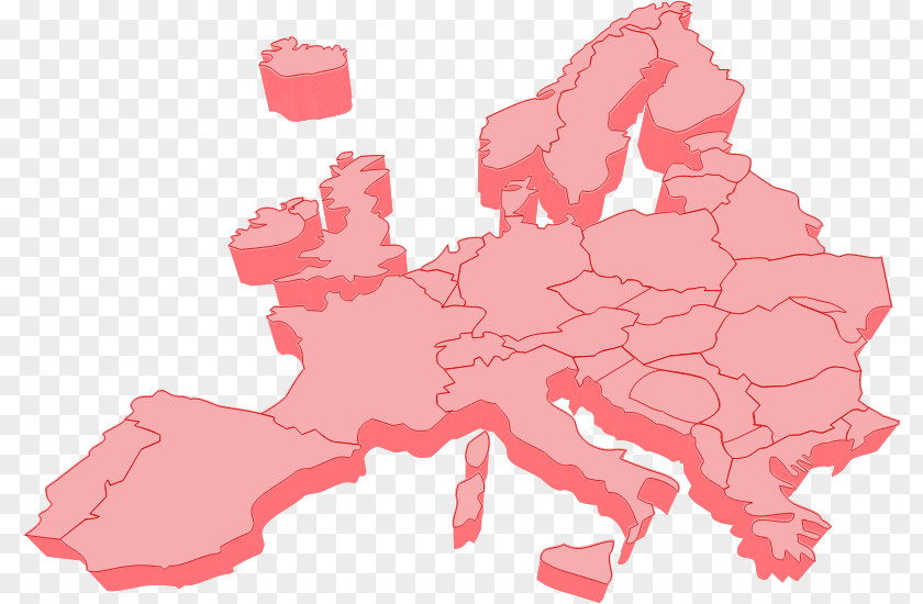 3d Map Europe Globe Clip Art PNG