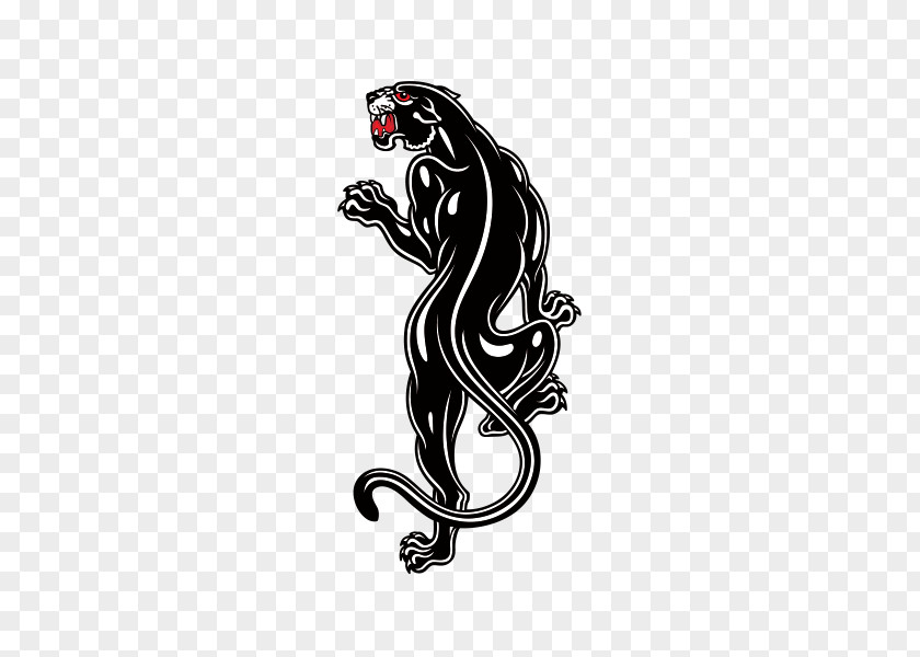 Black Panther Tattoo Ink Decal Cougar PNG