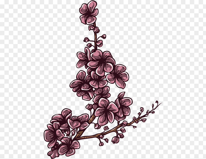 Flower Floral Design Plum Blossom Tattoo PNG
