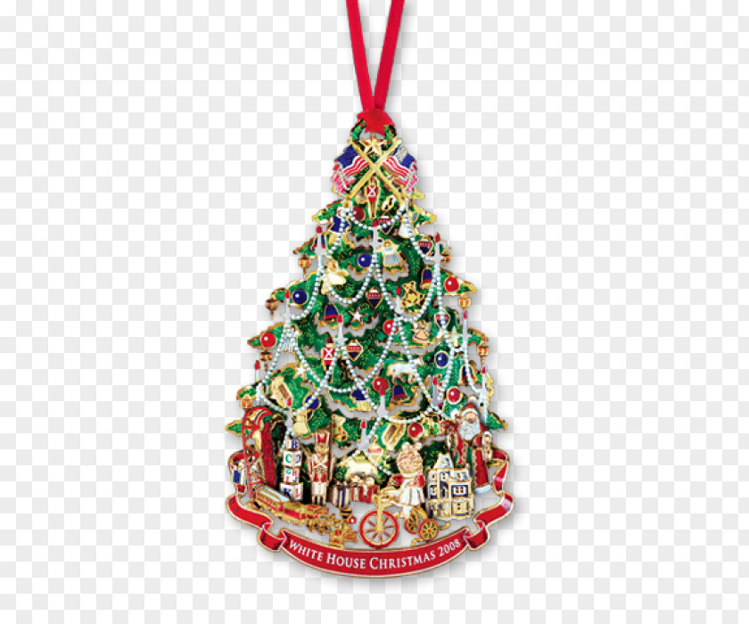 Grandchildren White House Christmas Tree Ornament Decoration PNG