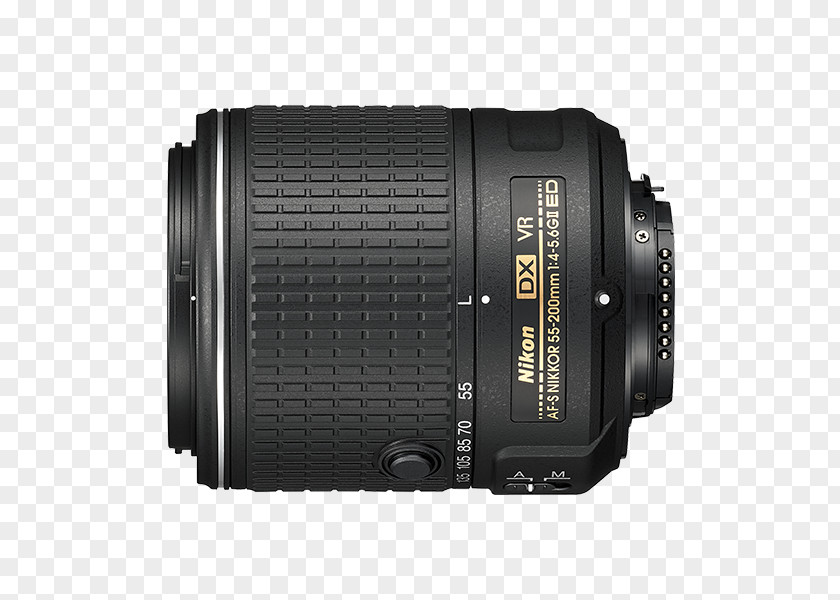 Zoom Lens Nikon AF-S DX Zoom-Nikkor 55-200mm F/4-5.6G Nikkor 35mm F/1.8G Format DX-Nikkor PNG