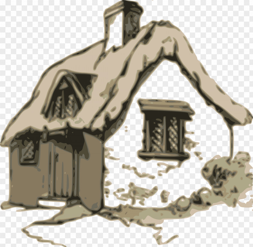 Cabin Cottage House Clip Art PNG