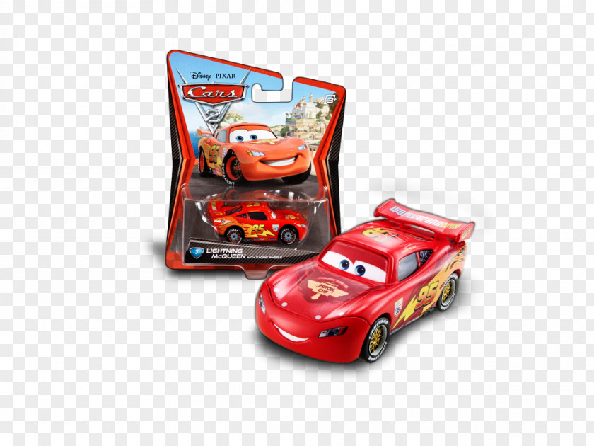 Car Cars 2 Lightning McQueen Model PNG