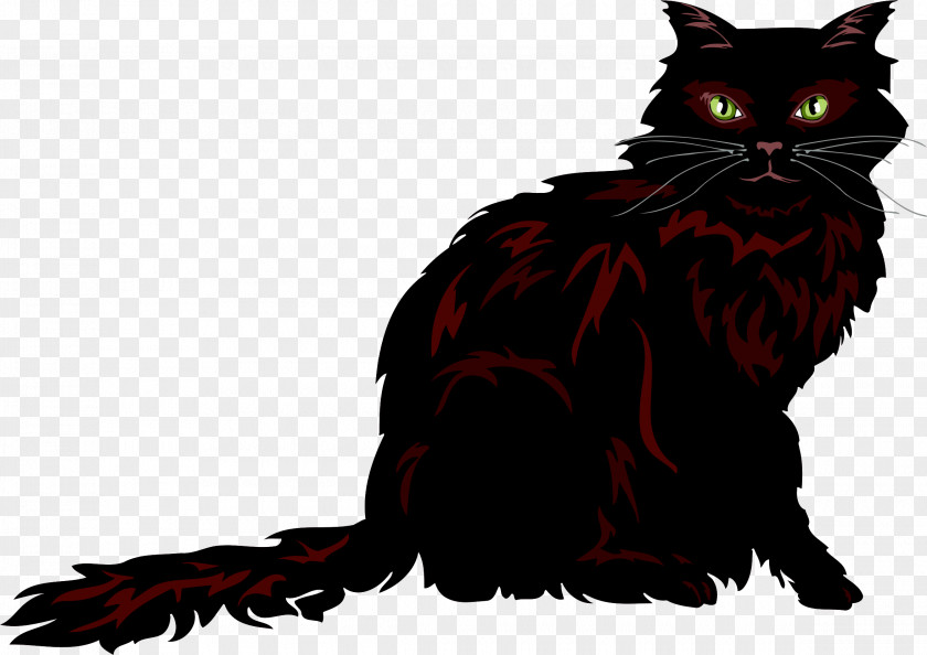Cats Clipart Black Cat Kitten Whiskers Persian British Shorthair PNG