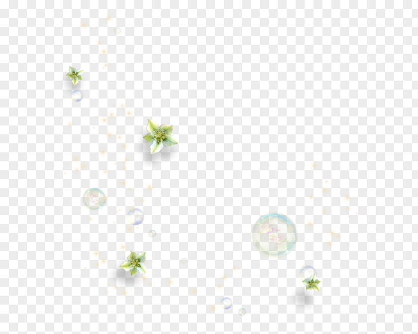 Floating Bubbles Green Angle Pattern PNG