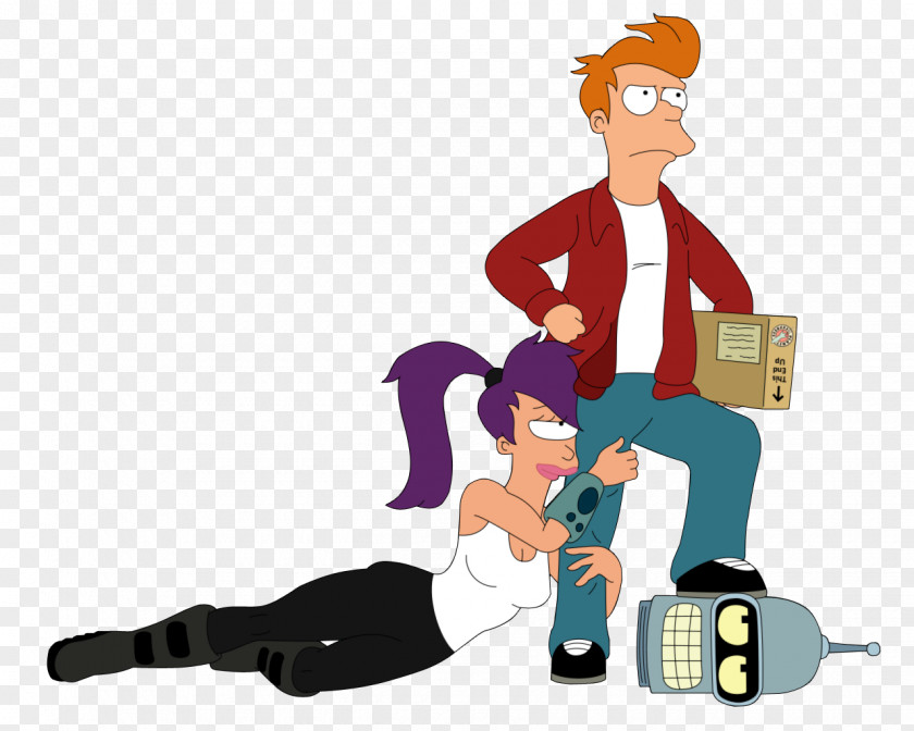 Fry Philip J. Bender Planet Express Ship Futurama PNG