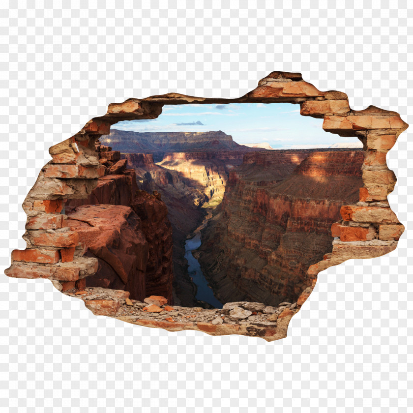 Grand Canyon Wall Decal Sticker Polyvinyl Chloride PNG