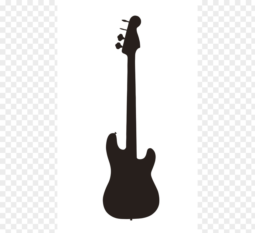 Guitar Silhouette Bass Electric Clip Art PNG