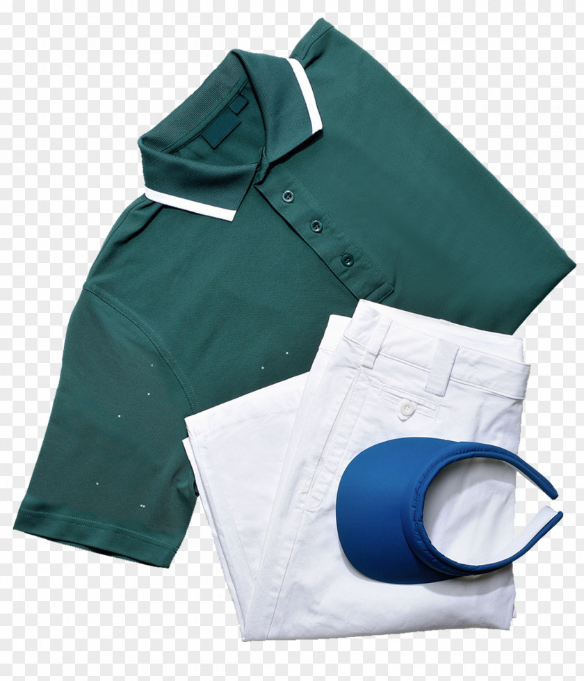 Lapel Green T-shirt Sleeve Polo Shirt Collar PNG