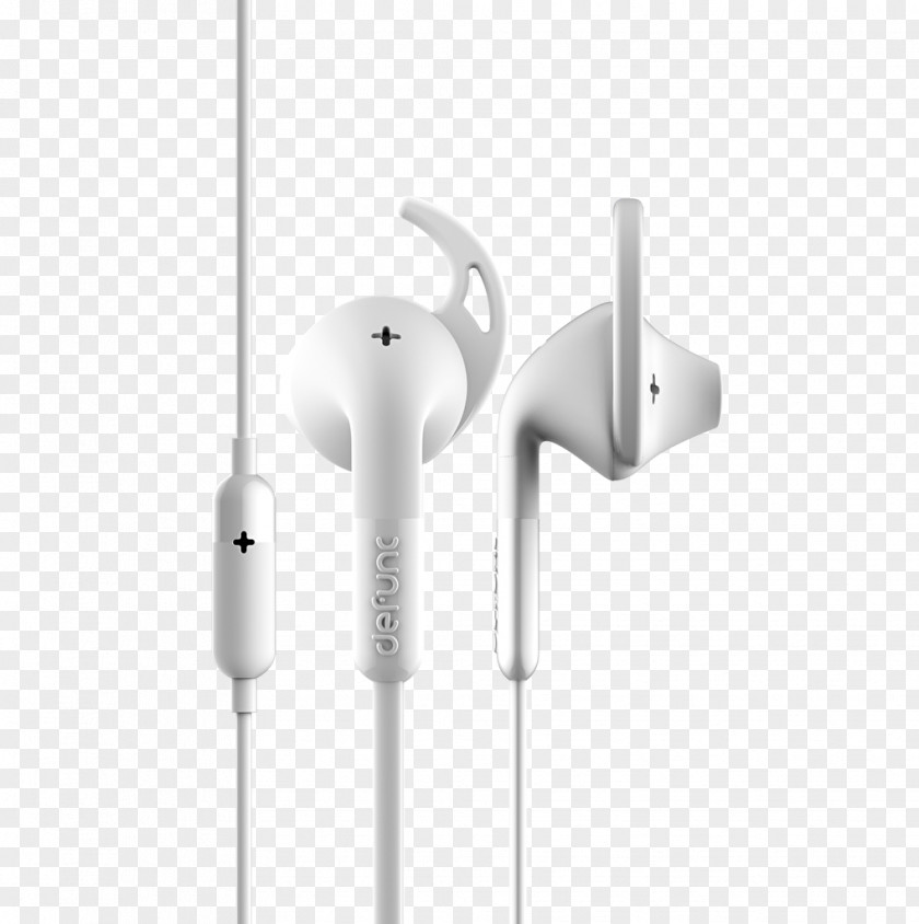 BlueHeadphones Headphones Microphone Loudspeaker White De Func + Sport Earphones PNG