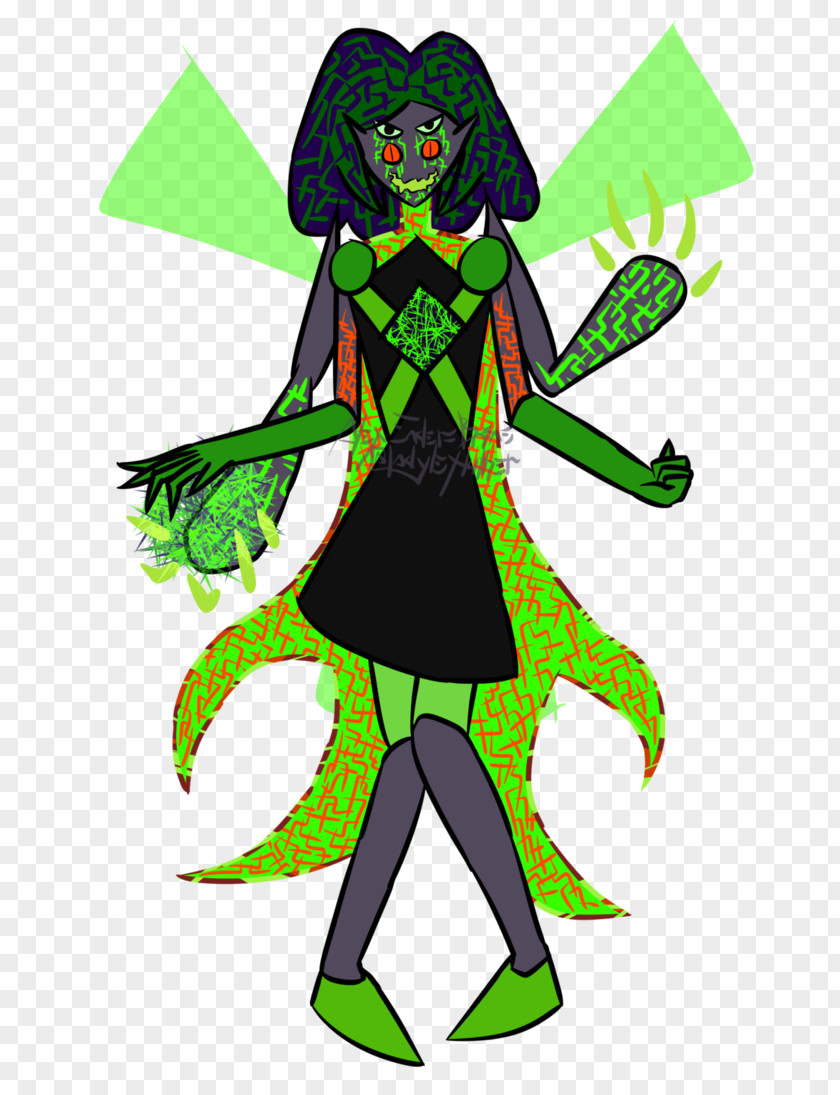 Fairy Leaf Costume Design PNG