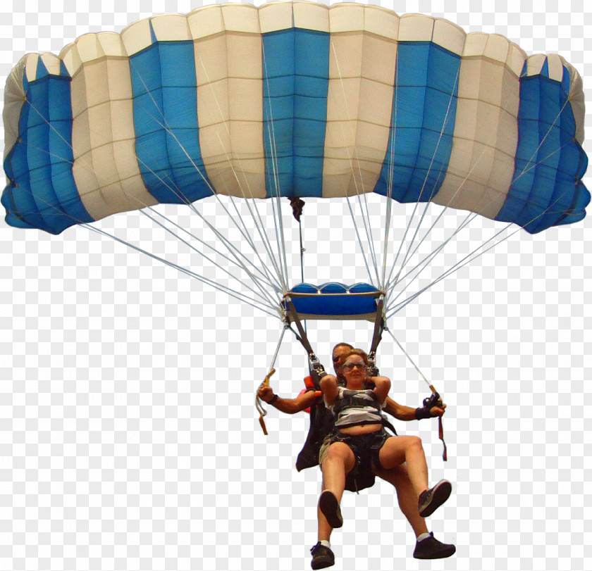 Parachute Parachuting Tandem Skydiving Paratrooper PNG