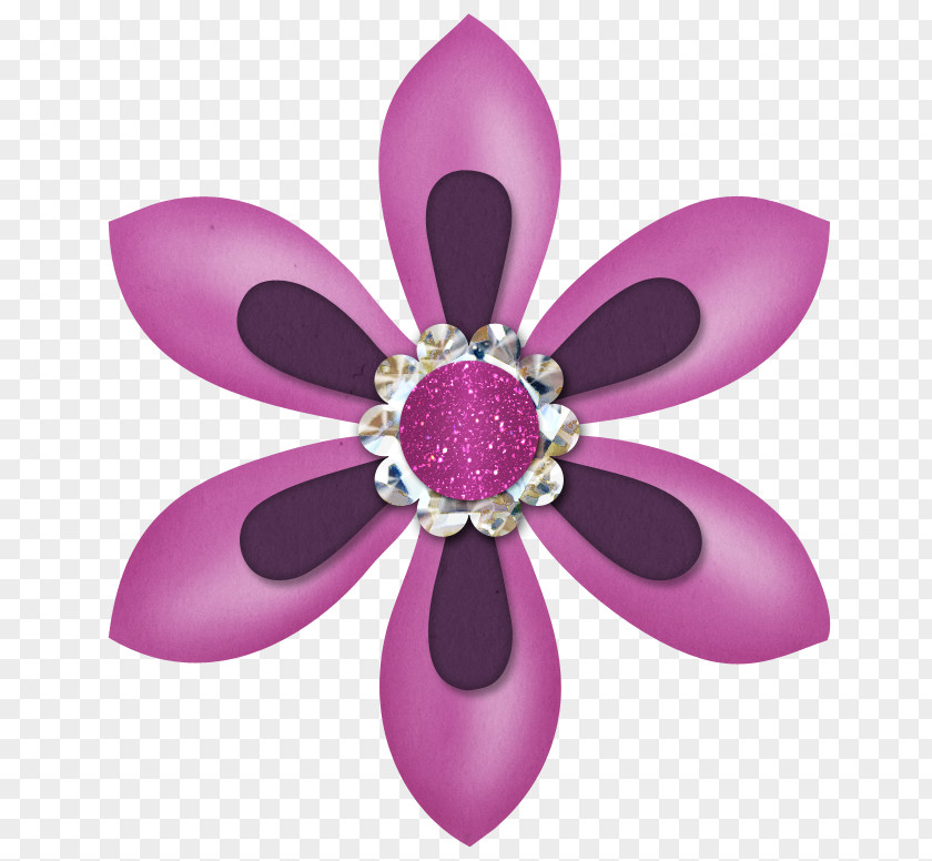 Plant Brooch Lavender Background PNG