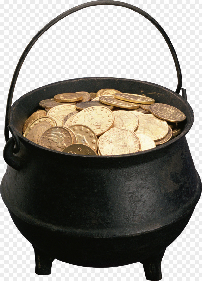 Pot Of Gold Money Luck Cost Child PNG