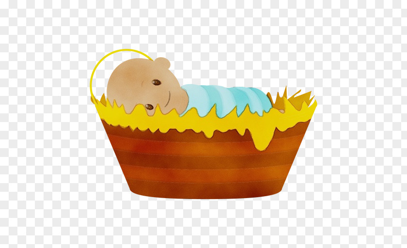 Side Dish Animal Figure Baking Cup Yellow Muffin PNG