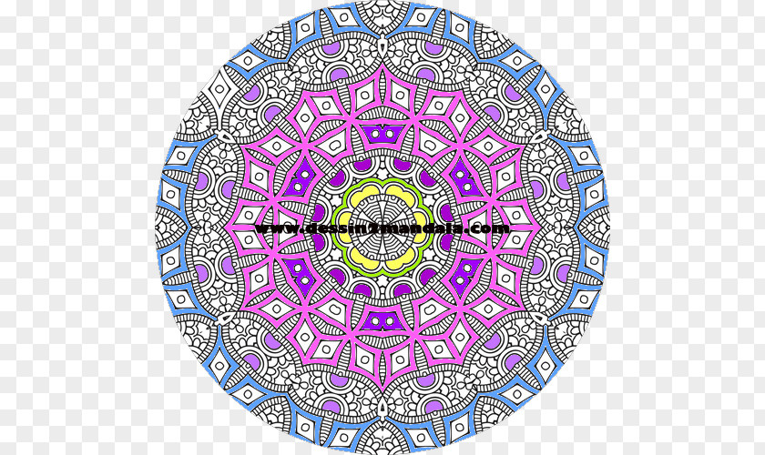 Half Mandala February Coloring Book Symmetry 0 Kaleidoscope PNG
