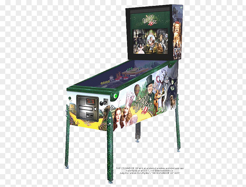 Jersey Jack Pinball The Wizard Of Oz Game Arcade PNG