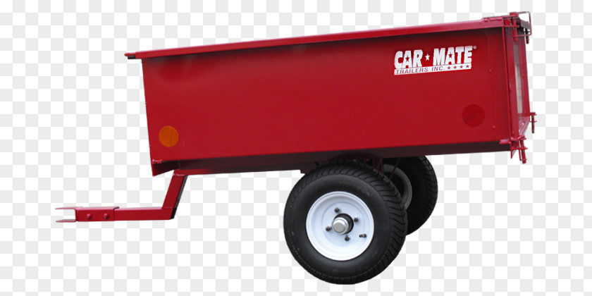 Lawn Cart Trailer Mowers Tractor Garden PNG
