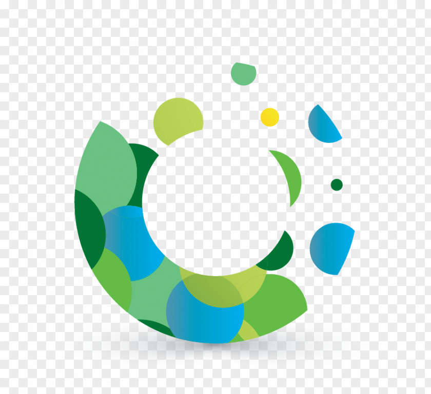 Particle Spot Logo Art PNG