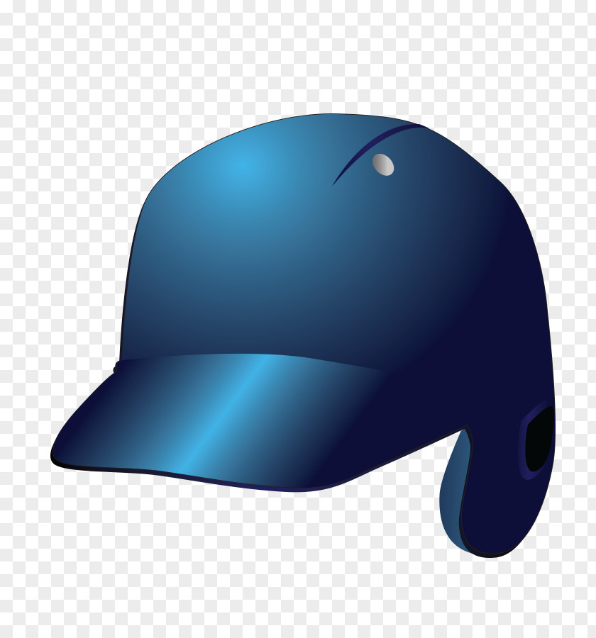 Blue Baseball Helmet Ski Batting Cap PNG