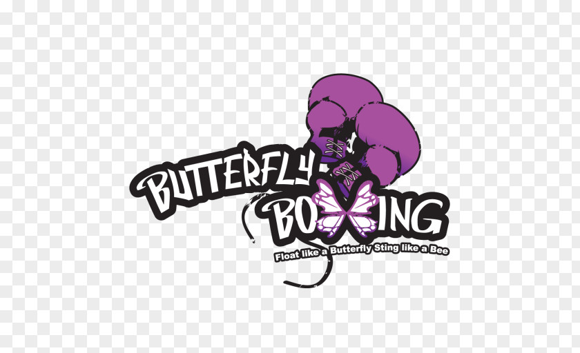 Boxing Logo Brand Pink M Font PNG