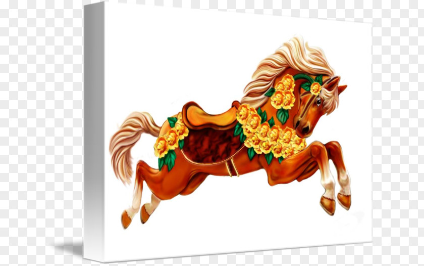 Carousel Hourse Horse Drawing Painting Learning Game PNG