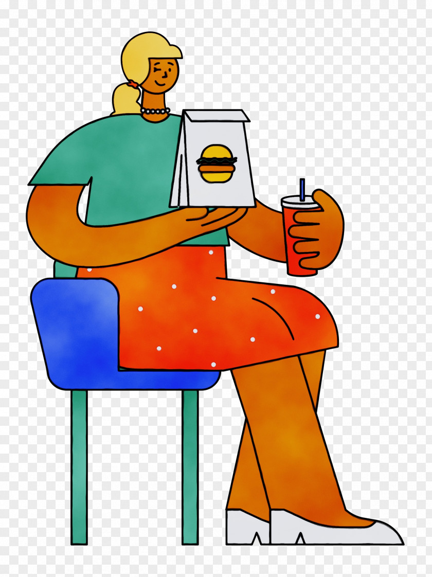 Chair Cartoon Sitting 0jc Behavior PNG