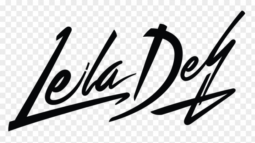 LeiLa Dey Black Bouquet Musician Logo PNG