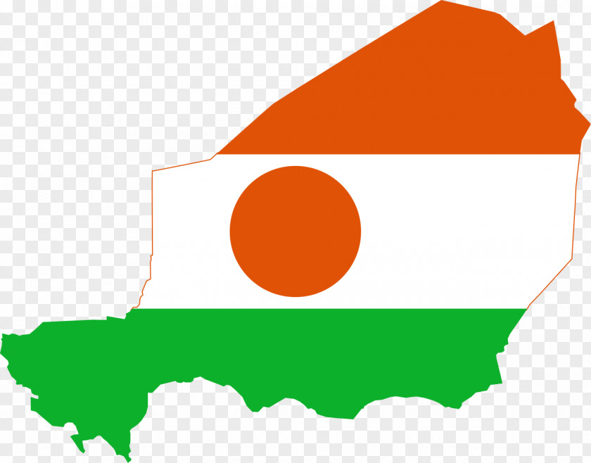 Map Flag Of Niger PNG