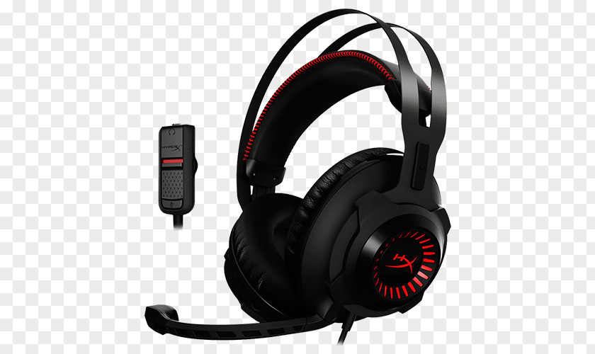 Microphone Kingston HyperX Cloud Revolver Headset Headphones PNG