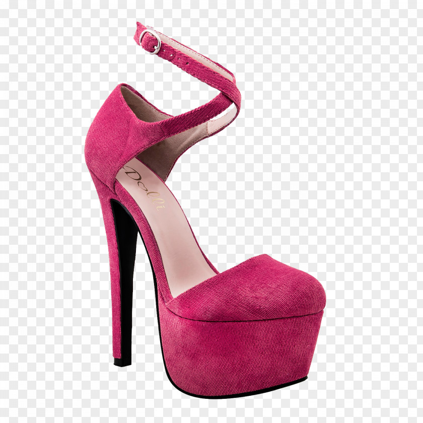 Pink High Heels Home Shop 18 Suede Handbag Sandal High-heeled Shoe PNG