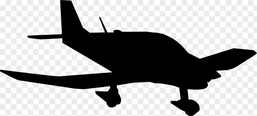Silhouette Airplane Robin DR400 Clip Art PNG