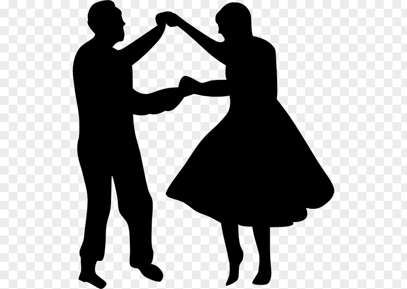 Silhouette Partner Dance Clip Art PNG