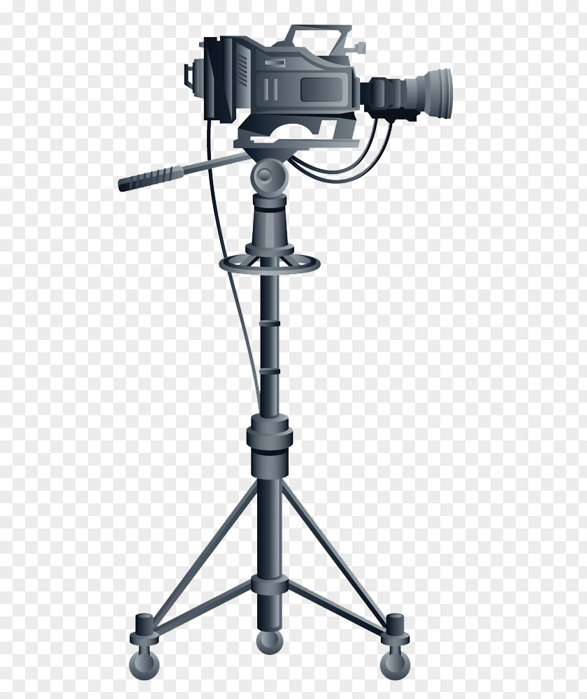 Video Camera Tripod PNG