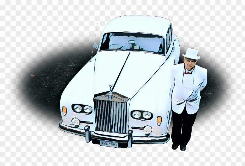 Bentley S3 Rollsroyce Phantom Classic Car Background PNG