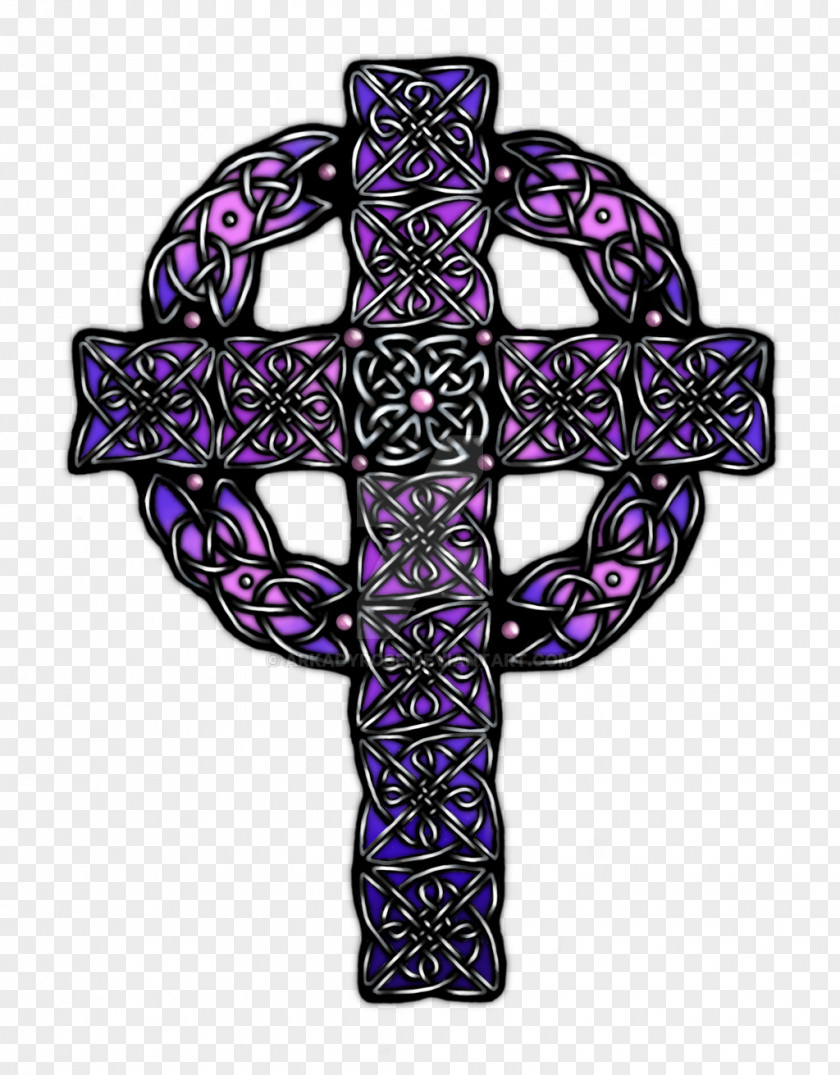 Celtic Style Purple Violet Symbol Font PNG