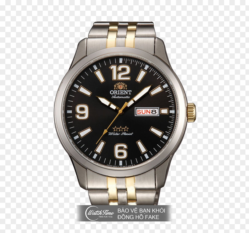 Watch Orient Automatic Steel Bracelet PNG