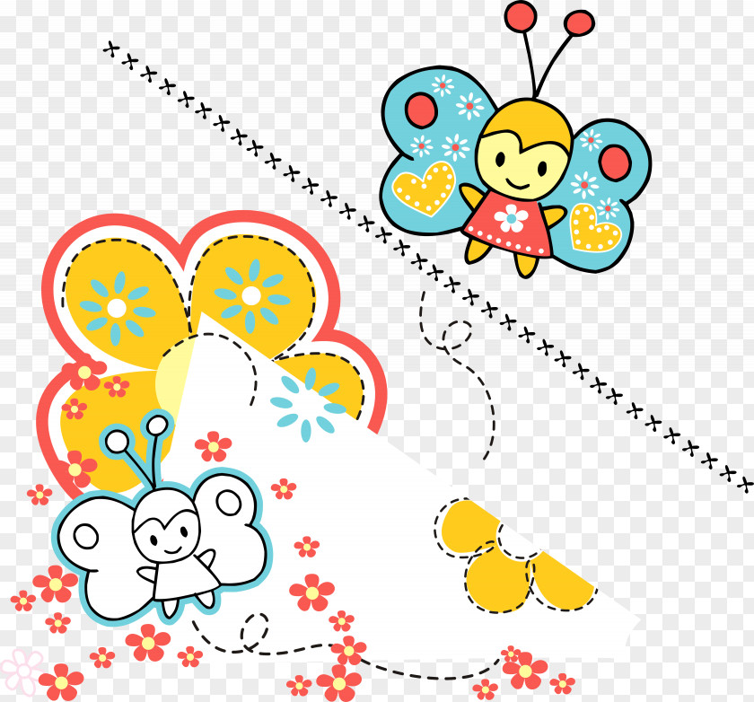 Cartoon Butterfly Clip Art PNG