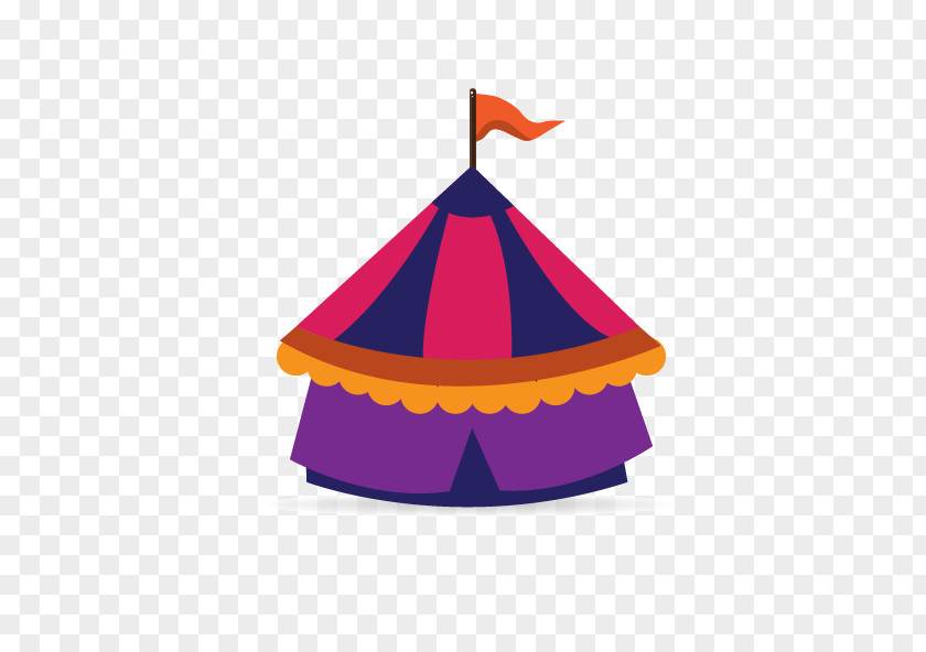 Cartoon Tent Circus Juggling Illustration PNG