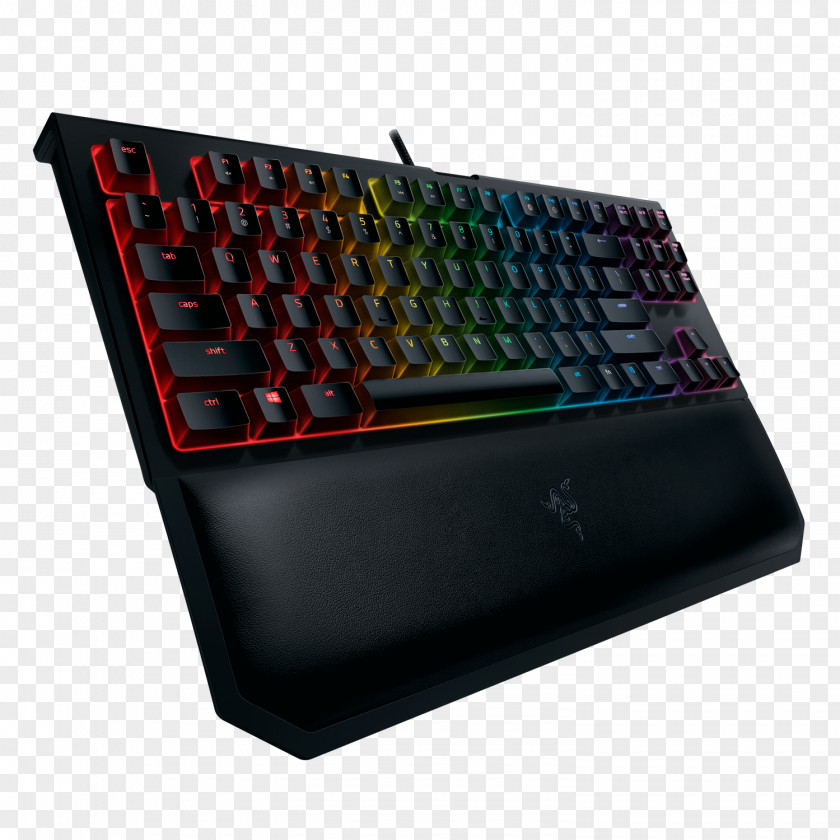 Computer Keyboard Razer BlackWidow Chroma V2 Gaming Keypad Electrical Switches PNG