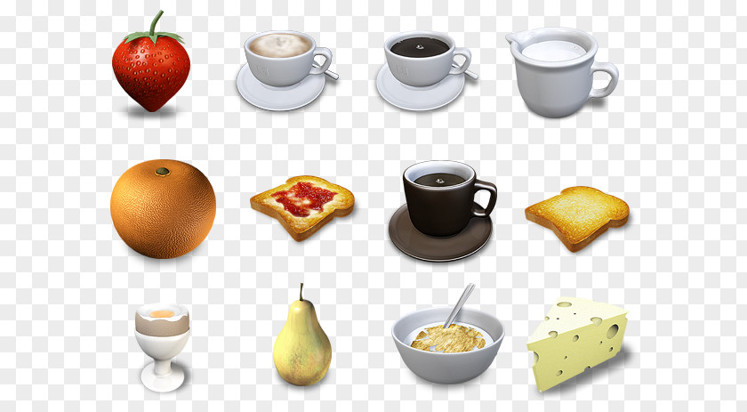 Food Display Breakfast Coffee Cafe Web Template Design PNG