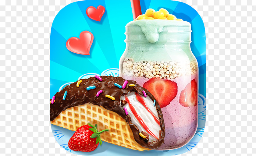 Ice Desserts Maker CreamSummer Frozen Food Rainbow Unicorn Foods & Desserts: Cooking GamesIce Cream Master Dessert Chef! Sundae PNG