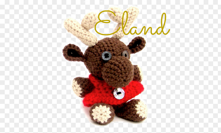 Reindeer Crochet Stuffed Animals & Cuddly Toys Pattern PNG