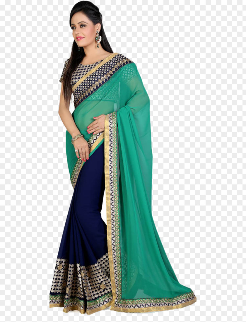 Silk Cloth Georgette Blue Clothing Online Shopping Textile PNG