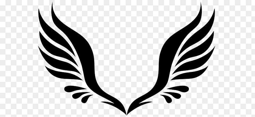 Simple Angel Wings Tattoo PNG Tattoo, white wing clipart PNG