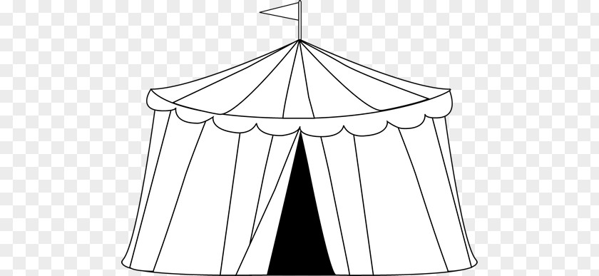 Tent Outline Cliparts Circus Line Art Clip PNG