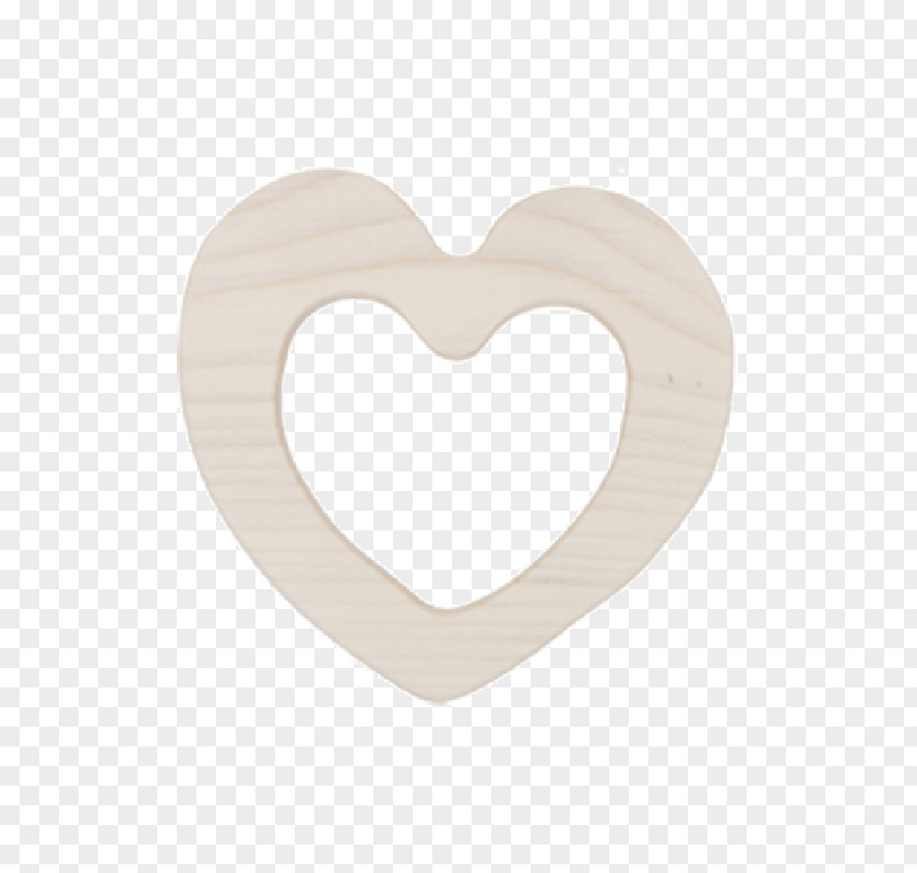Wooden Heart Story Gums Toy Il Mondo Di Leo PNG